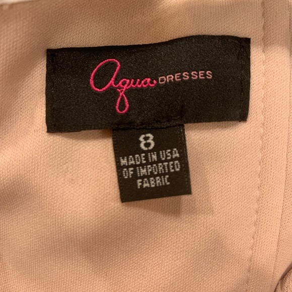 Aqua off the Shoulder dress - Picture 3 of 5